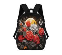 FodPand 17-Inch Laptop Backpack Water-Resistant Sun-Soaked Colors Daypack with Shoulder Strap Lightweight Casual Rucksack for Travel Commuter Hiking Outdoor Activities 20l Black