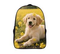 FodPand 18L Cute Dogs Laptop Backpack Adults 16" Lightweight Carry on Backpack for Travel Flight Waterproof Casual Daypack Work Bussiness Computer Bag for Office Commute Outdoor Sports