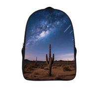 FodPand 18L Desert Galaxy Laptop Backpack Adults 16" Lightweight Carry on Backpack for Travel Flight Waterproof Casual Daypack Work Bussiness Computer Bag for Office Commute Outdoor Sports