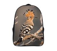 FodPand 18L Hoopoe Laptop Backpack Adults 16" Lightweight Carry on Backpack for Travel Flight Waterproof Casual Daypack Work Bussiness Computer Bag for Office Commute Outdoor Sports