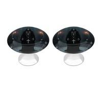 FodPand 2 Pack Cabinet Knobs 1.1 Inch Single Hole Drawer Pulls Handles Decorative Dark Skeleton Furniture Knobs for Dresser Kitchen Bathroom Cupboard Wardrobe Vanity Closet Door Hardware