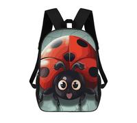 FodPand 20l Cartoon Ladybug Laptop Backpack Adults 17" Lightweight Carry on Backpack for Travel Flight Waterproof Casual Daypack Work Bussiness Computer Bag for Office Commute Outdoor Sports