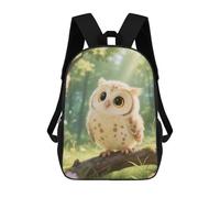 FodPand 20l Cute Owl Cub Laptop Backpack Adults 17" Lightweight Carry on Backpack for Travel Flight Waterproof Casual Daypack Work Bussiness Computer Bag for Office Commute Outdoor Sports