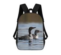FodPand 20l Loon Birds Laptop Backpack Adults 17" Lightweight Carry on Backpack for Travel Flight Waterproof Casual Daypack Work Bussiness Computer Bag for Office Commute Outdoor Sports