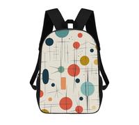 FodPand 20l Modern Mid Century Laptop Backpack Adults 17" Lightweight Carry on Backpack for Travel Flight Waterproof Casual Daypack Work Bussiness Computer Bag for Office Commute Outdoor Sports