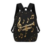 FodPand 20l New Orleans Jazz Laptop Backpack Adults 17" Lightweight Carry on Backpack for Travel Flight Waterproof Casual Daypack Work Bussiness Computer Bag for Office Commute Outdoor Sports