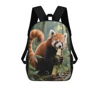 FodPand 20l Red Panda Eating Laptop Backpack Adults 17" Lightweight Carry on Backpack for Travel Flight Waterproof Casual Daypack Work Bussiness Computer Bag for Office Commute Outdoor Sports