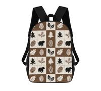 FodPand 20l Rustic Lodge Laptop Backpack Adults 17" Lightweight Carry on Backpack for Travel Flight Waterproof Casual Daypack Work Bussiness Computer Bag for Office Commute Outdoor Sports