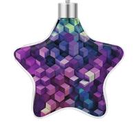 FodPand Abstract Color Cubes PurplePendant Christmas Necklace Christmas Tree Ornaments Beautiful Pendant for Automobile, Indoor, Window, Santa Claus, Thanksgiving Xmas Party Gifts