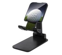 FodPand Adjustable Golf Ball Cell Phone Stand for Desk Portable Phone Holder Universal Handsfree Phones Mount for Airplane Travel Essentials Compatible with 4-8 Smartphones Tablet Black