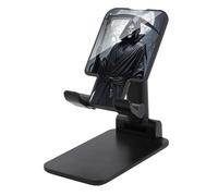 FodPand Adjustable Grim Reaper Cell Phone Stand for Desk Portable Phone Holder Universal Handsfree Phones Mount for Airplane Travel Essentials Compatible with 4-8 Smartphones Tablet Black