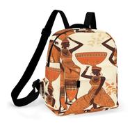 FodPand African Tribal Woman Travel Backpack Daypack Laptop Bag | Laptop Backpack with 2 Compartments Large Computer Bag for Men/Women