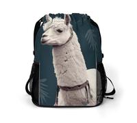 FodPand Alpaca Llama Gym Bag Backpack Drawstring Backpack