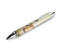 FodPand Ants Eating Bread Ballpoint Pens Fine Point Smooth Writing Pen Retractable Ball Point Pens 0.5mm Black Ink Pen Office Supplies Gifts for Men Women 1 PCS