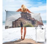 FodPand Armenian Church Microfiber Beach Towel, Highly Absorbent Quick Dry Travel Towel Lightweight Thin Sand Free Towels for Swimming Pool Camping Towels for Vacation Essentials Gift 31.5"x63"