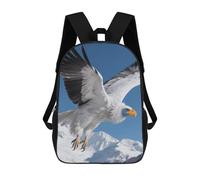 FodPand Backpack 17 Inch Laptop Backpack Water Resistant Bookbag Condor on The Snow Mountain Large Capacity Travel Bag
