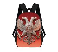 FodPand Backpack 17 Inch Laptop Backpack Water Resistant Bookbag Eagle Sword Olive Large Capacity Travel Bag