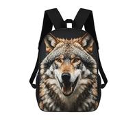 FodPand Backpack 17 Inch Laptop Backpack Water Resistant Bookbag Hungry Like A Wolf Large Capacity Travel Bag