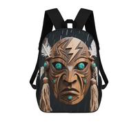 FodPand Backpack 17 Inch Laptop Backpack Water Resistant Bookbag Rain God Mask Large Capacity Travel Bag