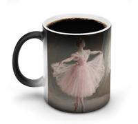 FodPand Ballet Dancer Color Changing Mugs Funny Heat Sensitive Ceramic Coffee Mugs Temperature Changing Mug Novelty Magic Cup Gift for Coffee Lover 11 Oz