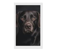 FodPand Black Lab Dog Diamond Painting Kits for Adults Beginners 5D Round Drill Diamond Art Kits with DIY Tools Gem Art Crafts for Home Wall Decor Living Room Bedroom Office Decoration 12"x20"