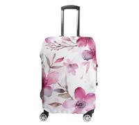 FodPand Blooming Peach Flowers Luggage Covers for Suitcase Protector Fits 19-32 Inch Suitcase Cover, Washable Travel Baggage Covers Durable Luggage Protector for Secure Fit, style, L, Modern
