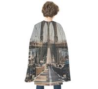 FodPand Brooklyn Bridge Halloween Cape for Women, Adult Cloak | Soft Halloween Cloak for Men, Cosplay Costume, Lightweight Halloween witch Cape, Medieval Wizard Cosplay Cloak