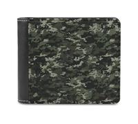 FODPAND Camouflage Leather Wallet Extra Capacity Bifold Wallet Slim Minimalist Front Pocket Wallets Credit Card Holder