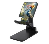 FodPand Cell Phone Stand Adjustable Cute Pileated Woodpecker Phone Holder for Desk Compatible with 4.0-8.0 Inch Smartphones Foldable Mobile Stand 0-135° Tilt Portable Office Desktop Accessories Decor