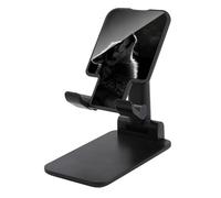 FodPand Cell Phone Stand Adjustable Wolf Facing The Moon Phone Holder for Desk Compatible with 4.0-8.0 Inch Smartphones Foldable Mobile Stand 0-135° Tilt Portable Office Desktop Accessories Decor