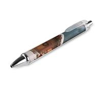 FodPand Christmas Deer Delivering Gifts Ballpoint Pens Fine Point Smooth Writing Pen Retractable Ball Point Pens 0.5mm Black Ink Pen Office Supplies Gifts for Men Women 1 PCS
