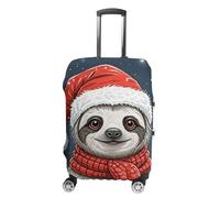 FodPand Christmas Sloth Luggage Covers for Suitcase Protector Fits 19-32 Inch Suitcase Cover, Washable Travel Baggage Covers Durable Luggage Protector for Secure Fit, style, M, Modern