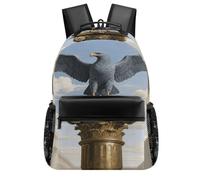 FodPand Classical Bronze Eagle Laptop Backpack Travel Backpacks Casual Daypack Water-Resistant Bookbag for 15.6 Inch