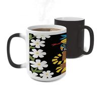 FodPand Color Changing Mugs Snake River Totem Heat Sensitive Ceramic Coffee Mugs Funny Temperature Changing Mug Novelty Magic Cup Gift for Coffee Lover 11 Oz