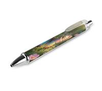 FodPand Colorful Butterfly Ballpoint Pens Fine Point Smooth Writing Pen Retractable Ball Point Pens 0.5mm Black Ink Pen Office Supplies Gifts for Men Women 1 PCS