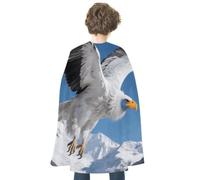 FodPand Condor on The Snow Mountain Halloween Cloak Cosplay Costumes Adults | Soft Satin Cape Poncho, Wizard/Witch/Vampire/Knight/Royal Roleplay, Spooky Party Favor, Trick or Treat Essential Accessories