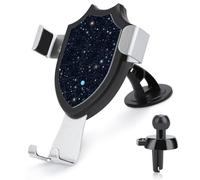 FODPAND Constellation Star Clusters Galaxies Car Phone Holder Adjustable Easy Clamp Car Phone Mount Cell Phone Holder Truck Stand Universal Automobile Cradle for Your Car Dashboard Windshield Vent