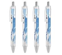 FodPand Cute Clothes Cat Ballpoint Pens Fine Point Smooth Writing Pen Retractable Ball Point Pens 0.5mm Black Ink Pen Office Supplies Gifts for Men Women 4 PCS