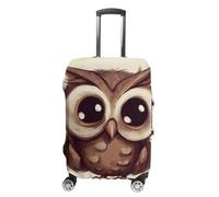 FodPand Cute Owl Luggage Covers for Suitcase Protector Fits 19-32 Inch Suitcase Cover, Washable Travel Baggage Covers Durable Luggage Protector for Secure Fit, style, L, Modern