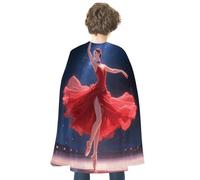 FodPand Dancer on Star Stage Halloween Capes Adult Halloween Cloak | Personalised Halloween Vampire Capes, Adult Capes Cosplay Costume Party Halloween Fancy Dress Masquerade Family Party