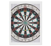 FodPand Dart Board Diamond Painting Kits for Adults Beginners 12x16 Full Drill Diamond Art with DIY Tools Square 5D Diamonds Dots Crafts Gem Art Paint by Diamonds for Home Wall Decor Relaxing Gift
