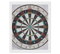 FodPand Dart Board Diamond Painting Kits for Adults Beginners 16x20 Full Drill Diamond Art with DIY Tools Square 5D Diamonds Dots Crafts Gem Art Paint by Diamonds for Home Wall Decor Relaxing Gift