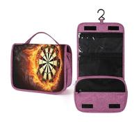FodPand Dart Board Hanging Toiletry Bag Waterproof Bathroom Toiletry Bag Compartments Multifunctional Makeup Bag Makeup And Toiletries Organizer Travel Toiletries Bags