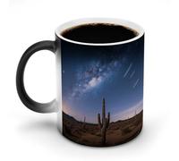 FodPand Desert Galaxy Color Changing Mugs Funny Heat Sensitive Ceramic Coffee Mugs Temperature Changing Mug Novelty Magic Cup Gift for Coffee Lover 11 Oz