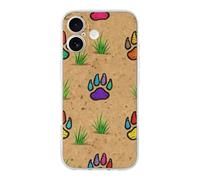 FodPand Dino Footprint Phone Case for iPhone 17 TPU Hard Phone Protective Cover Anti-Scratch Shockproof Minimalist Aesthetic Case for Women & Men Transparent