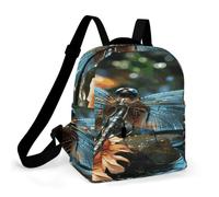 FodPand Dragonfly Flying on The Pond Travel Backpack Daypack Laptop Bag