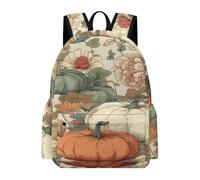 FodPand Drawn Autumn Pumpkin Backpack Travel Bag Laptop Backpack