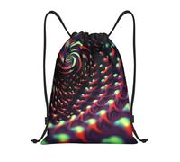 FodPand Drawstring Backpack Bag Fantasy Sci-Fi Dizziness Sports Gym Sackpack for Men & Women, Waterproof Cinch Bags for Travel