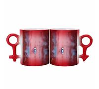 FodPand Driving on Red Dirt Road Coffee Mug Color Changing with Handle, Tea Cup Gift for Men Women, Ceramic Mug His And Hers for Latte, Hot Tea, Cappuccino, Mocha, Cocoa