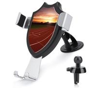 FODPAND Dusk Running Track Car Phone Holder Mount for Dashboard Vertical Air Vents Cell Phone Stand 360° Rotation Car Mount Stable Clip with Anti-Shake Car Accessories